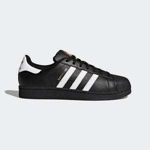 BLACK & GOLD ADIDAS SUPERSTAR